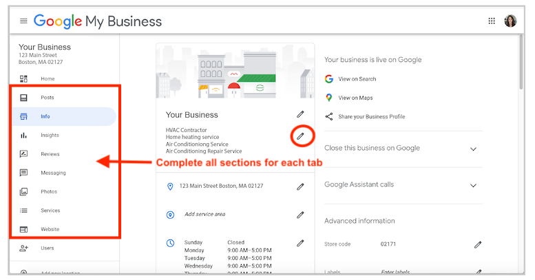 Optimizing Your Google My Business Profile