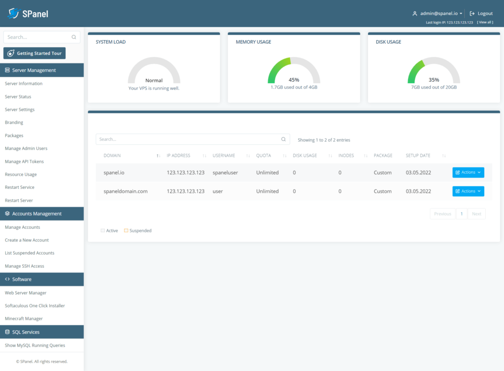 ScalaHosting's Unique SPanel Technology